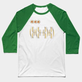 Shapes and stars beautyful art Design. Baseball T-Shirt